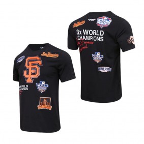 Men's San Francisco Giants Pro Standard Black Championship T-Shirt