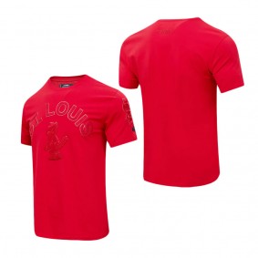 Men's St. Louis Cardinals Pro Standard Classic Triple Red T-Shirt