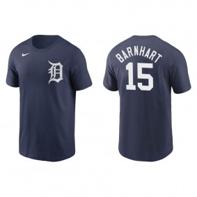 Men's Tucker Barnhart Detroit Tigers Navy Name & Number Nike T-Shirt