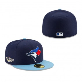 Men's Toronto Blue Jays Navy Light Blue 2022 Postseason 59FIFTY Fitted Hat