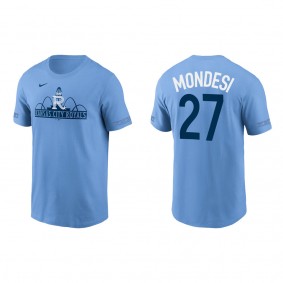 Men's Kansas City Royals Adalberto Mondesi Light Blue 2022 City Connect T-Shirt