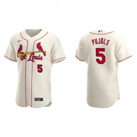 Men's St. Louis Cardinals Albert Pujols Cream Authentic Alternate Jersey