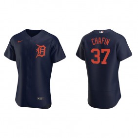 Men's Detroit Tigers Andrew Chafin Navy Authentic Jersey