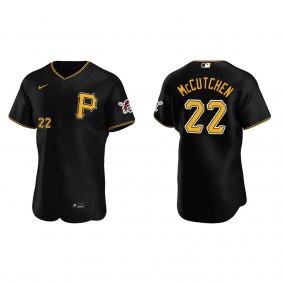 Men's Andrew McCutchen Pittsburgh Pirates Black Authentic Alternate Jersey