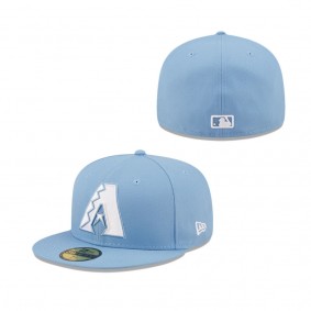 Men's Arizona Diamondbacks Sky Blue Logo White 59FIFTY Fitted Hat
