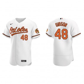 Men's Kyle Gibson Baltimore Orioles White Authentic Home Jersey