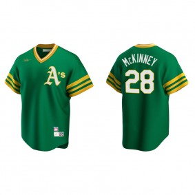 Men's Oakland Athletics Billy McKinney Kelly Green Cooperstown Collection Road Jersey