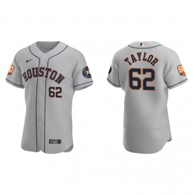 Men's Houston Astros Blake Taylor Gray 60th Anniversary Authentic Jersey