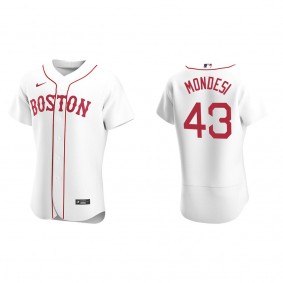 Men's Adalberto Mondesi Boston Red Sox White Authentic Alternate Jersey