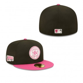 Men's Boston Red Sox Black Pink 2007 World Series Champions Passion 59FIFTY Fitted Hat