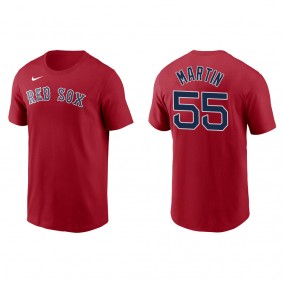 Men's Chris Martin Boston Red Sox Red Name & Number T-Shirt