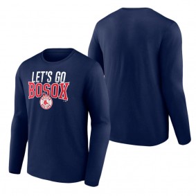 Men's Boston Red Sox Navy LGS Long Sleeve T-Shirt