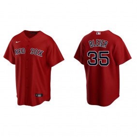Men's Richard Bleier Boston Red Sox Red Replica Alternate Jersey