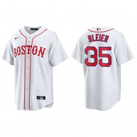 Men's Richard Bleier Boston Red Sox Red Sox Patriots' Day Replica Jersey
