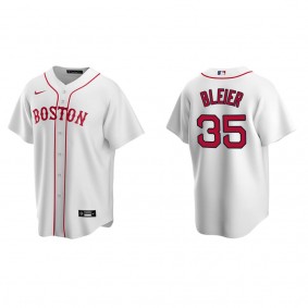 Men's Richard Bleier Boston Red Sox White Replica Alternate Jersey