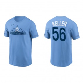 Men's Kansas City Royals Brad Keller Light Blue 2022 City Connect T-Shirt