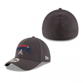 Men's Atlanta Braves Graphite 2021 World Series Champions Arch 39THIRTY Flex Hat