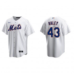 Men's New York Mets Brooks Raley White Replica Home Jersey