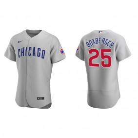 Men's Brad Boxberger Chicago Cubs Gray Authentic Road Jersey