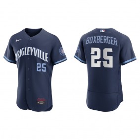 Men's Brad Boxberger Chicago Cubs Navy City Connect Authentic Jersey