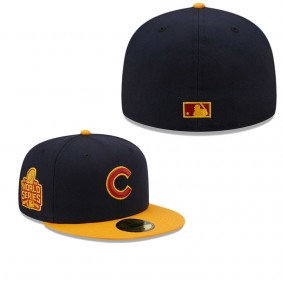 Men's Chicago Cubs Navy Gold Primary Logo 59FIFTY Fitted Hat