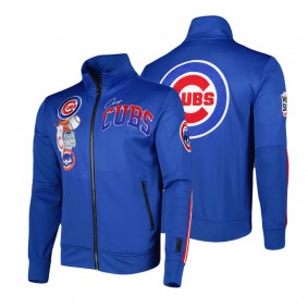 Men's Chicago Cubs Pro Standard Royal Hometown Full-Zip Track Jacket
