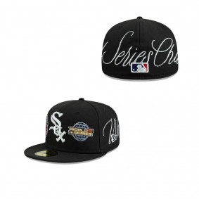 Men's Chicago White Sox Black Historic World Series Champions 59FIFTY Fitted Hat