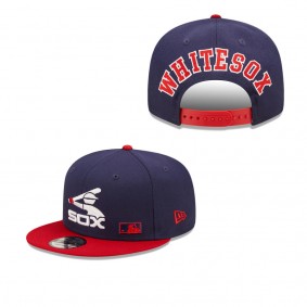 Men's Chicago White Sox Navy Red Flawless 9FIFTY Snapback Hat