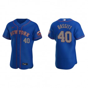 Men's New York Mets Chris Bassitt Royal Authentic Jersey