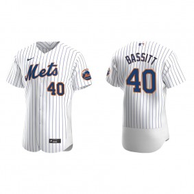 Men's New York Mets Chris Bassitt White Authentic Home Jersey