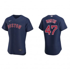 Men's Boston Red Sox Chris Martin Navy Authentic Alternate Jersey