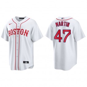 Men's Boston Red Sox Chris Martin Red Sox Patriots' Day Replica Jersey