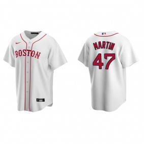 Men's Boston Red Sox Chris Martin White Replica Alternate Jersey