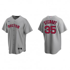 Men's Boston Red Sox Christin Stewart Gray Replica Road Jersey