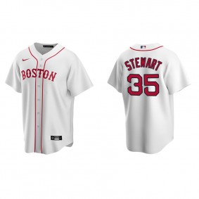 Men's Boston Red Sox Christin Stewart White Replica Alternate Jersey
