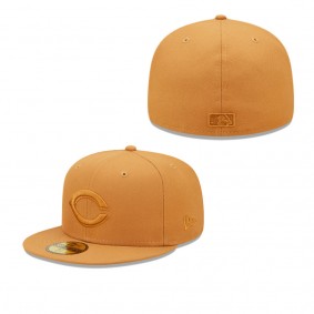 Men's Cincinnati Reds Brown Color Pack 59FIFTY Fitted Hat