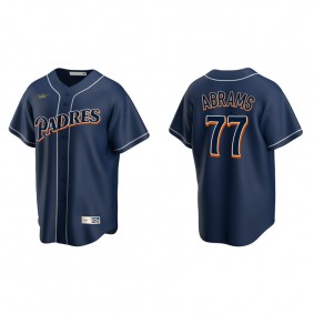 Men's San Diego Padres CJ Abrams Navy Cooperstown Collection Jersey