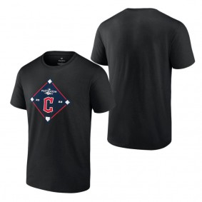 Men's Cleveland Guardians Black 2022 Postseason T-Shirt