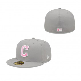 Men's Cleveland Guardians New Era Gray 2022 Mother's Day On-Field 59FIFTY Fitted Hat