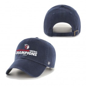 Men's Cleveland Guardians Navy 2022 AL Central Division Champions Clean Up Adjustable Hat