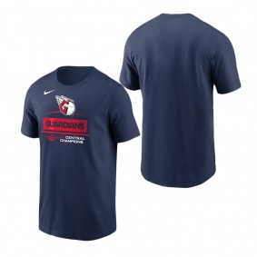 Men's Cleveland Guardians Navy 2022 AL Central Division Champions T-Shirt