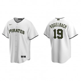 Men's Pittsburgh Pirates Daniel Vogelbach White Replica Alternate Jersey