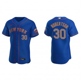 Men's New York Mets David Robertson Royal Authentic Jersey