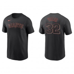 Men's David Villar San Francisco Giants Black Name & Number T-Shirt