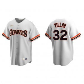 Men's David Villar San Francisco Giants White Cooperstown Collection Home Jersey