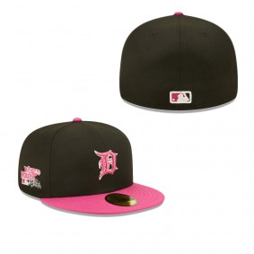 Men's Detroit Tigers Black Pink 1984 World Series Champions Passion 59FIFTY Fitted Hat