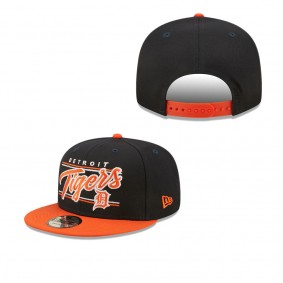 Men's Detroit Tigers Navy Team Script 9FIFTY Adjustable Snapback Hat