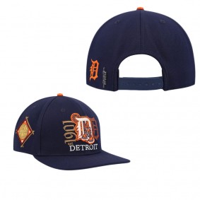 Men's Detroit Tigers Pro Standard Navy Cooperstown Collection Years Snapback Hat
