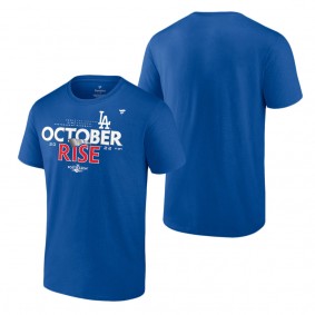 Men's Los Angeles Dodgers Royal 2022 Postseason Locker Room Big & Tall T-Shirt