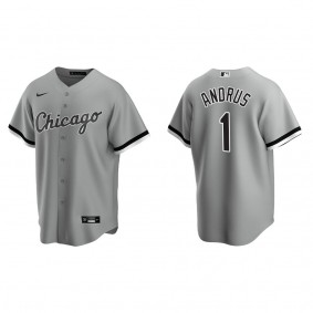 Men's Elvis Andrus Chicago White Sox Gray Replica Jersey